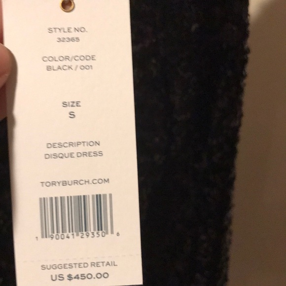 Tory Burch Black Disque Cocktail Dress - Picture 4 of 4
